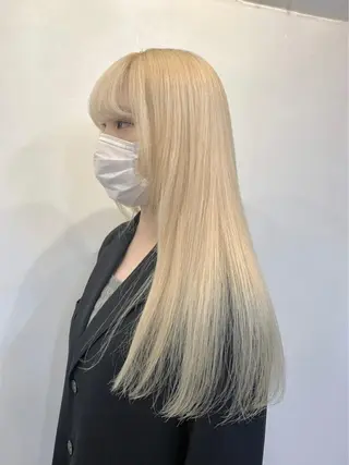 セミロング カラー 🦄垢抜けボブ特化× 暖色カラー未来🦄のヘアスタイル