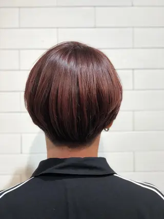 ショート 髪質改善⌇透明感 カラー⌇川上葵のヘアスタイル