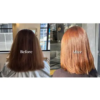 ミディアム BELO OSAKA マオのヘアスタイル