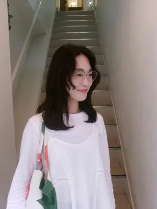 セミロング パーマ 堀江/心斎橋/西大橋 四ツ橋【Vers】のヘアスタイル