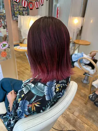 カラー 山本 瑠華のヘアスタイル