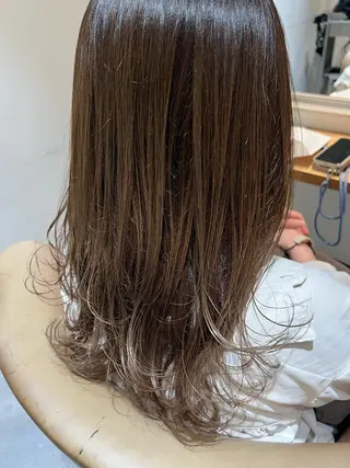 セミロング 大河原 美優のヘアスタイル