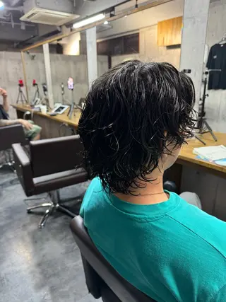 メンズ メンズショート メンズ特化パーマのヘアスタイル