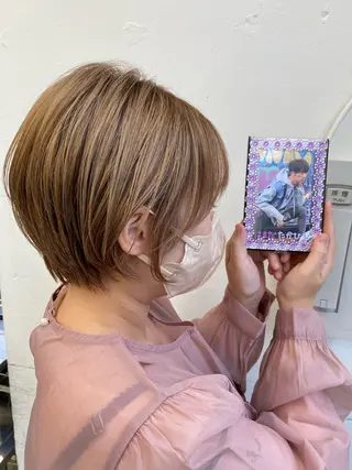 ショート 多田 まりやのヘアスタイル