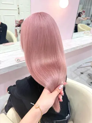 ロング カラー ハイトーンカラー💞 くるみ🎀のヘアスタイル