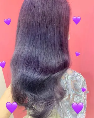 セミロング カラー ヘアアレンジ 新宿駅近♡個室 ♡関口三都季🌜のヘアスタイル