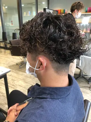 ショート カラー パーマ ヘアアレンジ メンズ キッズ ネイル マツエク・マツパ アイブロウ EnBlesS西宮 マンツーマン神道有基のヘアスタイル