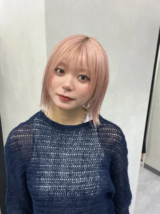 ロング カラー ハイトーン髪質改善 🫧大阪/kanonのヘアスタイル