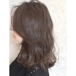 ミディアム カラー HARUNA/ミセス 大人ショートヘアのヘアスタイル