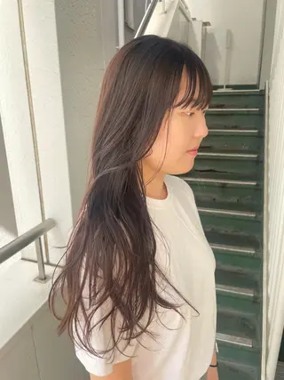ロング レディースカラー✨ urara渋谷のヘアスタイル