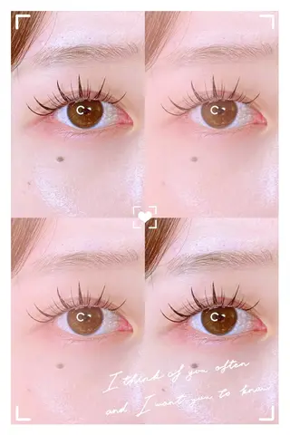 マツエク・マツパ mignon eye YUKINOのマツエク・マツパデザイン