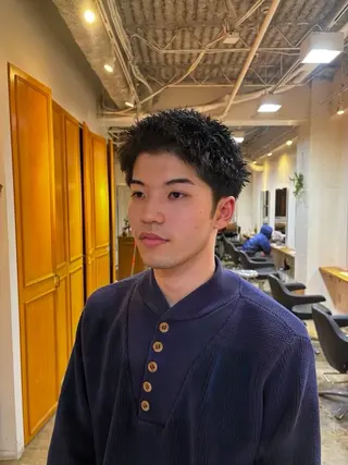ショート カラー ヘアアレンジ メンズ ⚡️Hiroto/ men’sのヘアスタイル