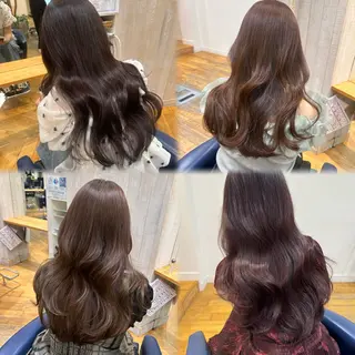 ロング カラー mi yuのヘアスタイル