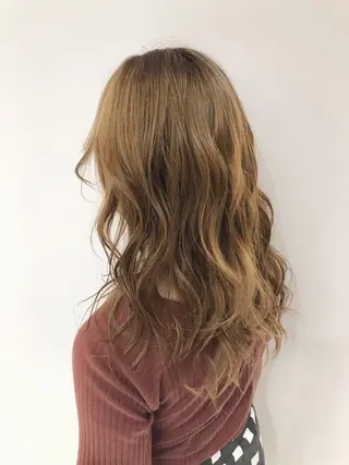 ロング カラー 女性リピ90%🍨 🩷佐藤みずきのヘアスタイル