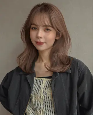 カラー aya / ニュアンスカラーのヘアスタイル