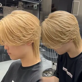 カラー メンズ 菅野 心悠/メンズヘアのヘアスタイル