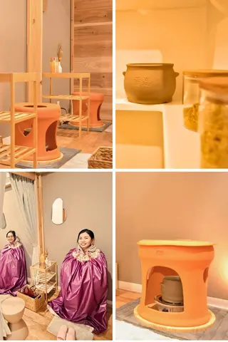 黄土よもぎ蒸し+1°C所属・黄土よもぎ蒸し +1°Cのエステ・リラクイメージ