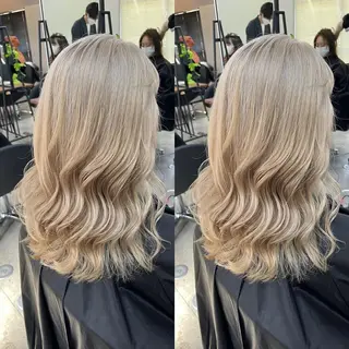 セミロング hao髪質改善 /艶髪カラーのヘアスタイル