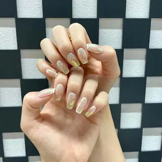 ミディアム カラー パーマ ヘアアレンジ メンズ キッズ ネイル マツエク・マツパ アイブロウ 今福鶴見ネイル 8(ｴｲﾄ)のネイルデザイン