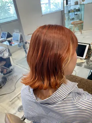 ミディアム カラー loely 💞miyuのヘアスタイル
