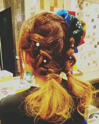 ヘアアレンジ 🌸銀座一丁目/美髪 矯正🌸山田 隆介のヘアスタイル