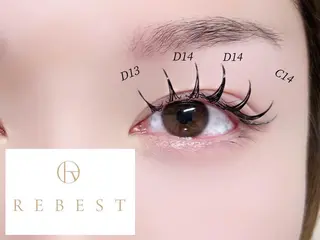 マツエク・マツパ Eye menu 🎀 REBESTのマツエク・マツパデザイン