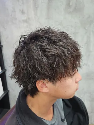 パーマ 🇰🇷ダウンパーマ 毛流れヘア🪽藤原のヘアスタイル