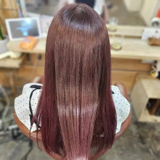 ロング あべかりん/原宿 /マツパ/ハイトーンのヘアスタイル