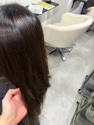 カラー ストレート/カラー 特化雪本☃️のヘアスタイル