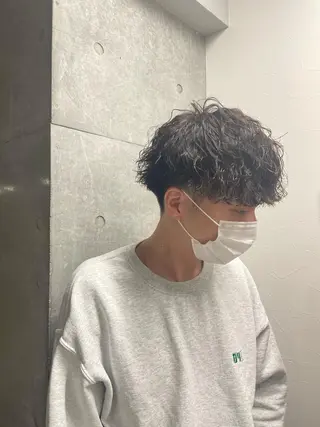 パーマ メンズ メンズモテパーマ💙 fuwaのヘアスタイル