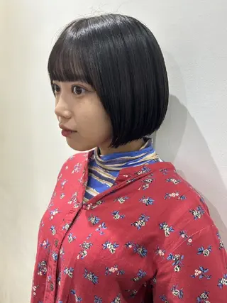 ショート ボブ人気No,1✨ TAME副店長のヘアスタイル