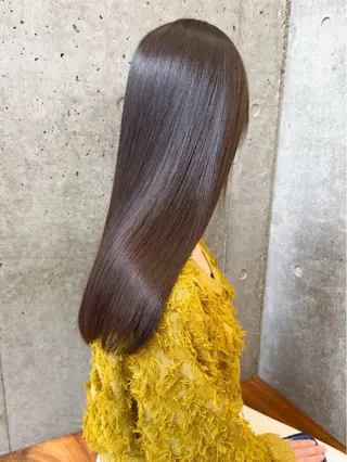 セミロング カラー パーマ 💖美髪矯正💖 辻未侑のヘアスタイル