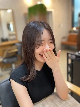 セミロング カラー 🫧柔らか美髪🫧 髪質改善/yukiのヘアスタイル