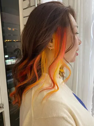 ロング カラー welring hair salonのヘアスタイル