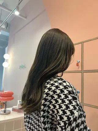 ロング カラー mizuki ,のヘアスタイル