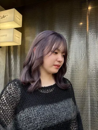 ミディアム カラー aya. 下関のヘアスタイル