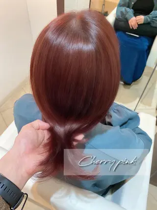 セミロング くせ毛×ショート 上岡勇祐のヘアスタイル