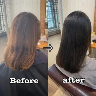 セミロング カラー [店長]加地 峻のヘアスタイル