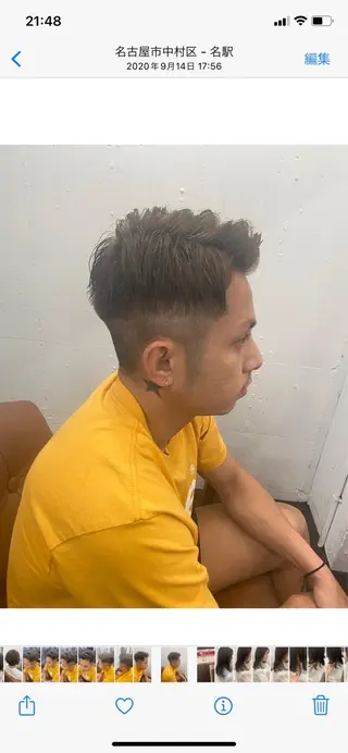 ショート カラー パーマ ヘアアレンジ メンズ キッズ ネイル マツエク・マツパ アイブロウ 久木原 ゆりのヘアスタイル