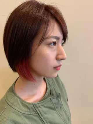 ショート カラー 溝口 和弘のヘアスタイル