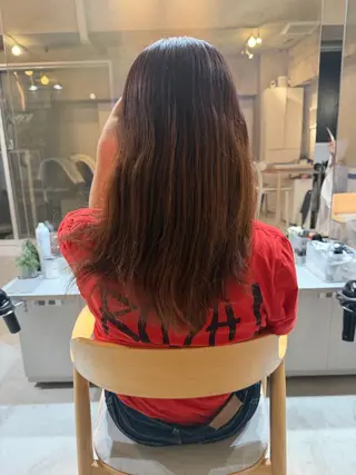 ロング 中野 こころのヘアスタイル