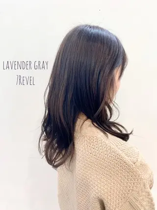 セミロング デジタルパーマ🫧 韓国風ヘア🫧サクラのヘアスタイル