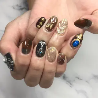 ロング キッズ ネイル マツエク・マツパ 福田 加奈のネイルデザイン