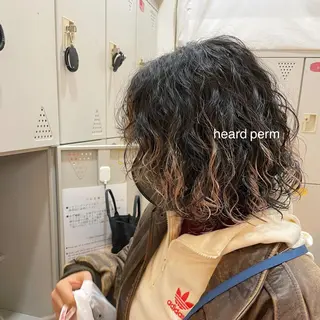 ミディアム パーマ パーマ美容師🌈中村 絢美のヘアスタイル