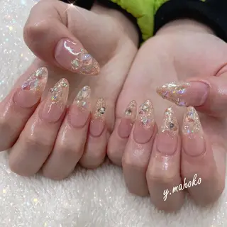 ネイル パラジェル有/ 長さだし/mahoのネイルデザイン
