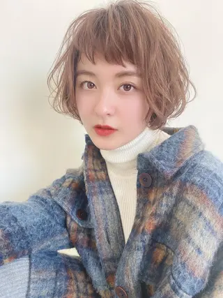 ミディアム カラー ⭐️Shelter by TOKYO⭐️のヘアスタイル