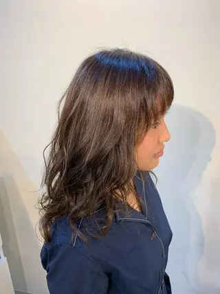 セミロング 小杉輝/ショート /艶カラー✨のヘアスタイル