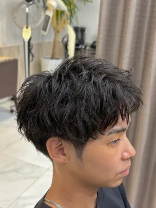 ショート パーマ メンズ GRANDEUR ryuのヘアスタイル