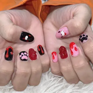 ネイル 🐕‍🦺Yappy 💗A-tanのネイルデザイン