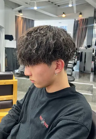 ショート 梅田/パーマ特化/ メンズパーマ/一色翔のヘアスタイル